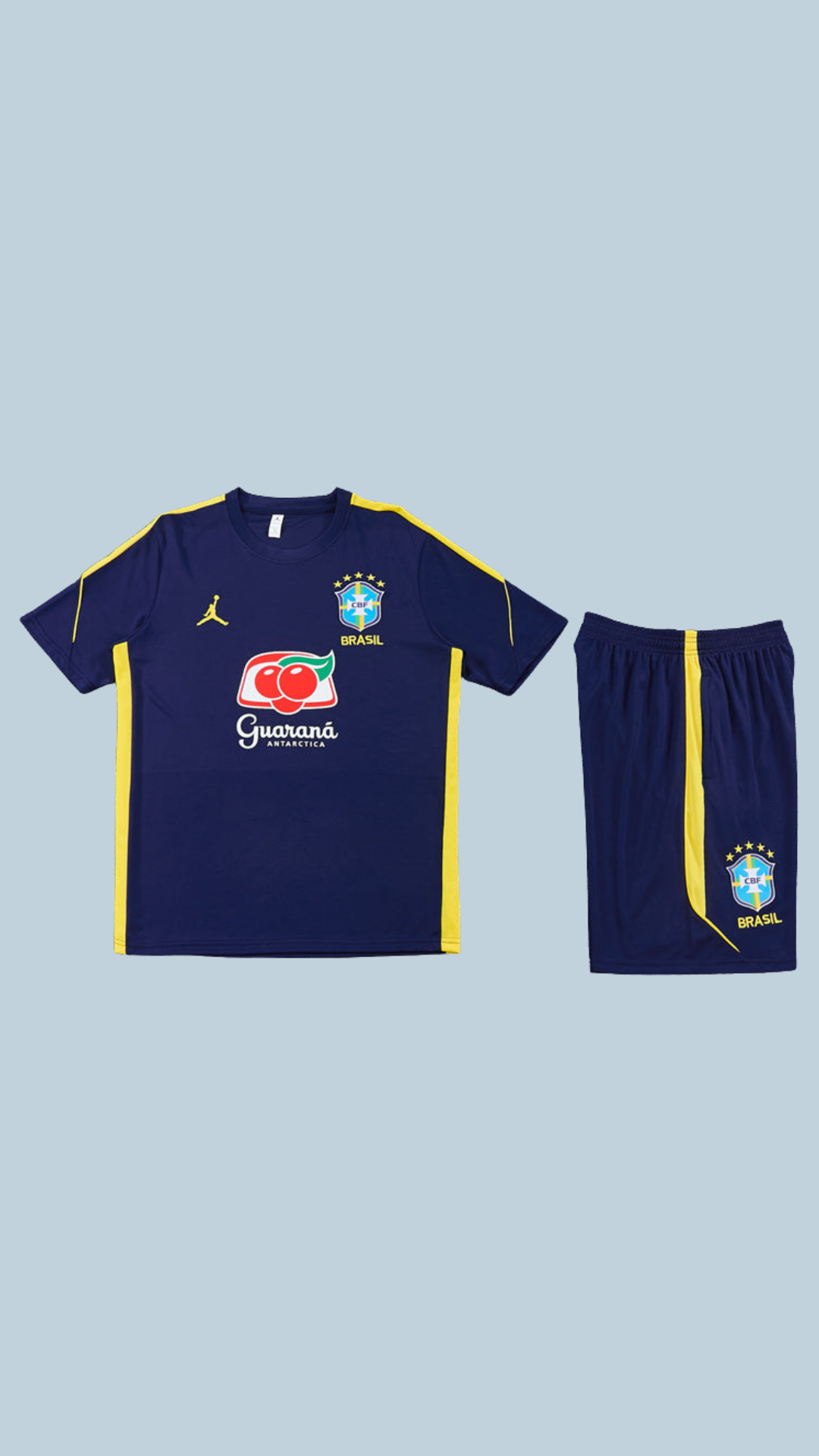 Maillot + short Brésil bleu royal 26/27