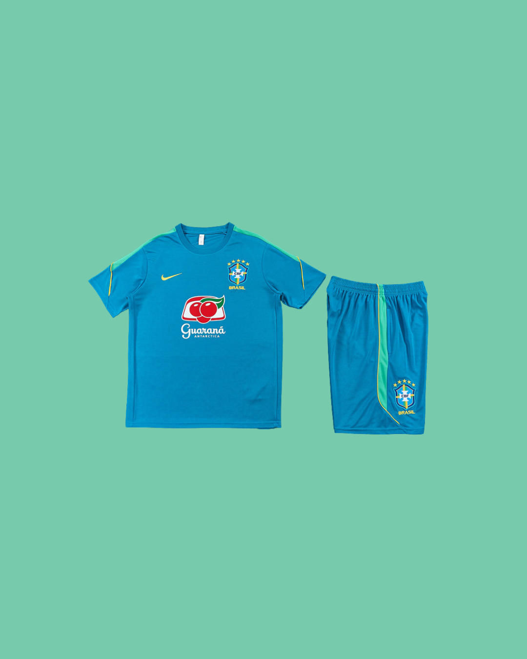 Maillot + short Brésil bleu 26/27