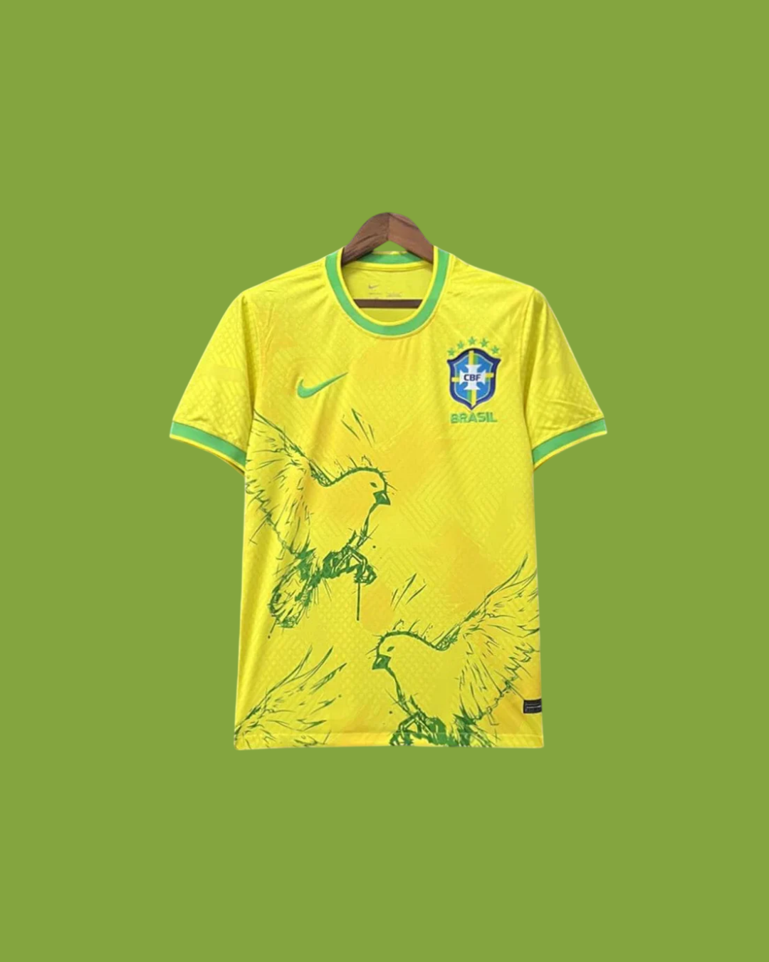 Brésil Maillot Concept  Jaune, Vert